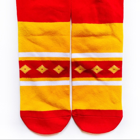 Odd Sox Cheez-It Crackers Crew Socks Cheezits Mens Womens Fun Novelty Gift - Picture 5 of 7